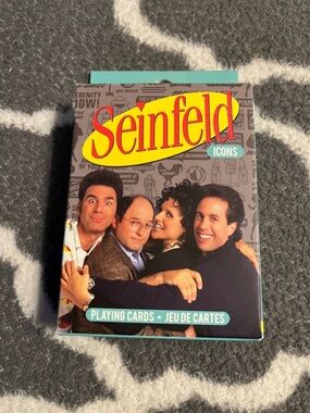 Seinfeld Icons Playing Cards - Teal & Yellow Box